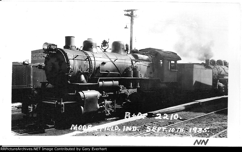 Baltimore & Ohio 2-8-0 #2210